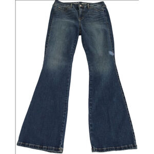 Women's Torrid Blue Trio Fit Slim Boot Cut Jeans Size 14 Tall NWOT